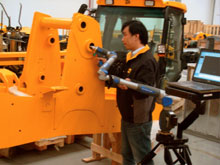 JCB杰西博工程机械(上海)选择了FARO便携式三维测量臂